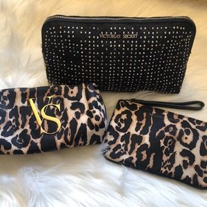 💕 Victoria Secret Cosmetic Bag Trio